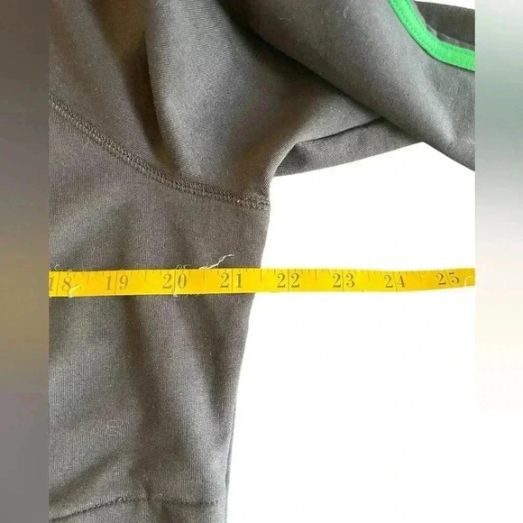 LRL Lauren Ralph Lauren Womens Full Zip Active Fitness Jacket Black Green XL - Picture 7 of 9